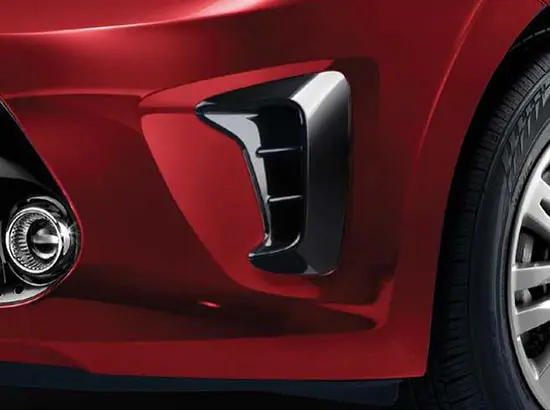 Front air intakes