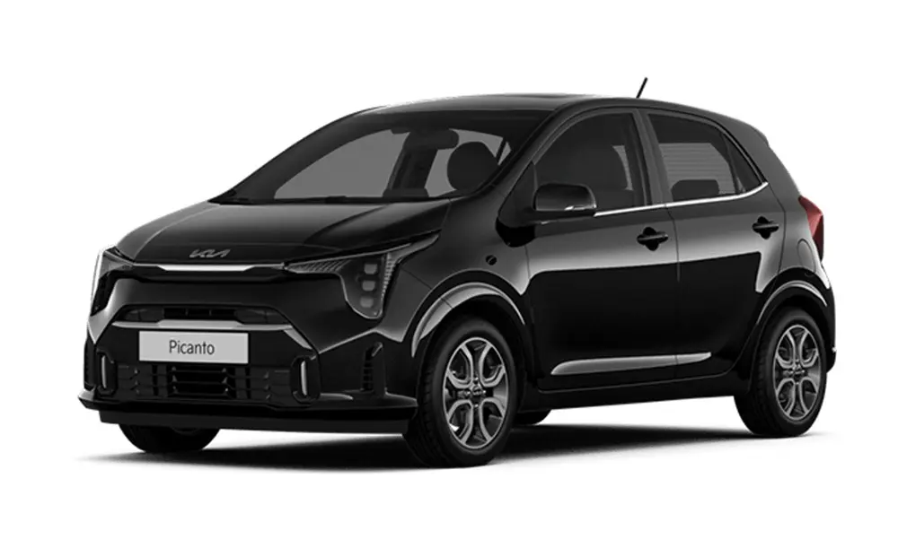 Kia Picanto in Aurora Black Pearl paint