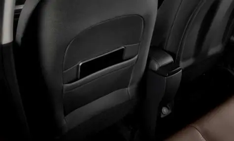 Kia Picanto back seat storage pocket