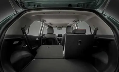 Kia Picanto folding rear seats