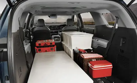 Kia Carnival luggage storage capacity