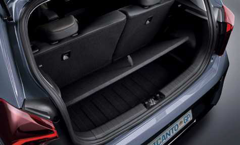 Kia Picanto boot luggage space