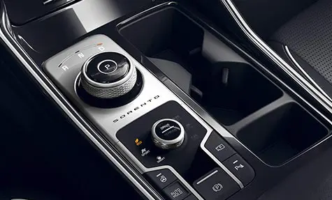 Kia Sorento rotary gear shifter console