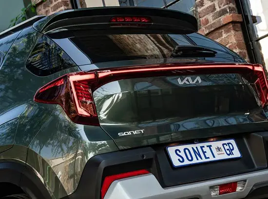 Kia Sonet rear profile exterior