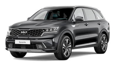 Kia Sorento SUV front grille and headlights