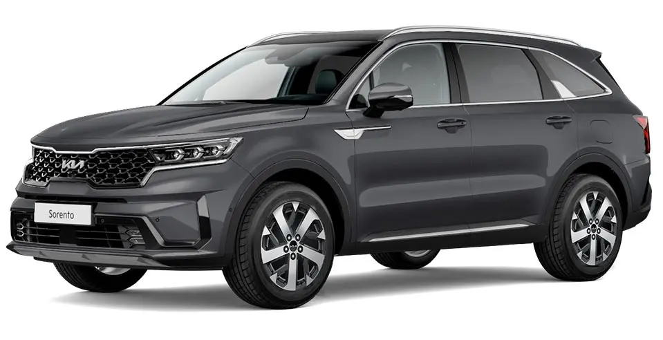Kia Sorento SUV in Platinum Silver paint