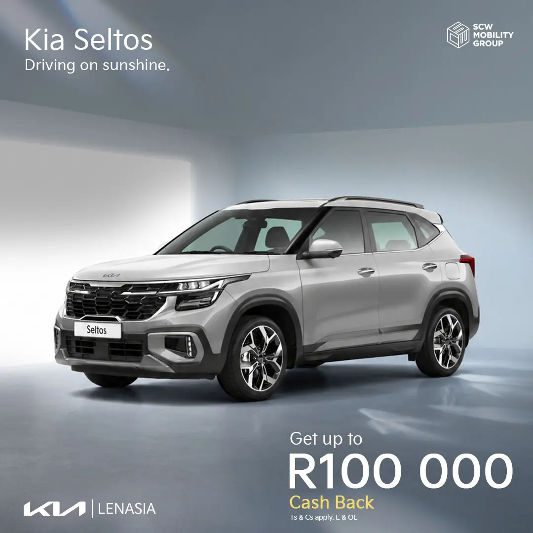 Kia Seltos up to R100 000 Cash Back*