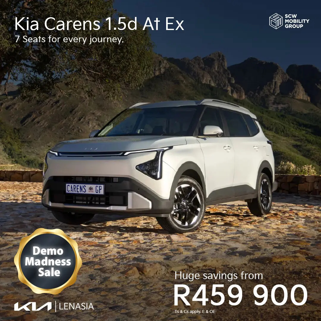 Demo Kia Carens from R459 900*